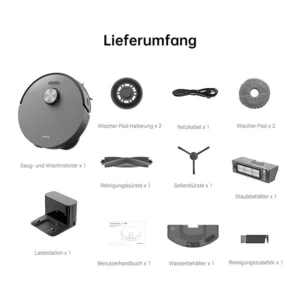 محتویات جعبه جاروی رباتیک Dreame مدل L10s Pro